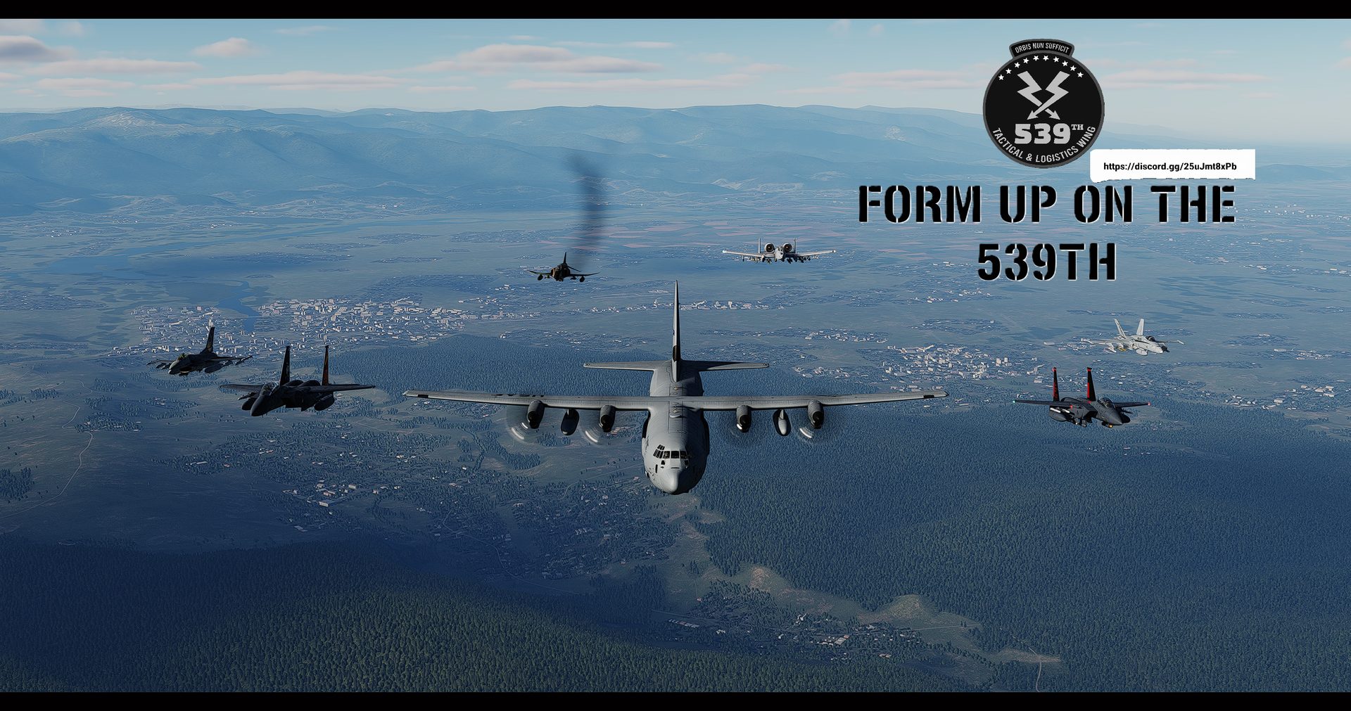 539th formation flight